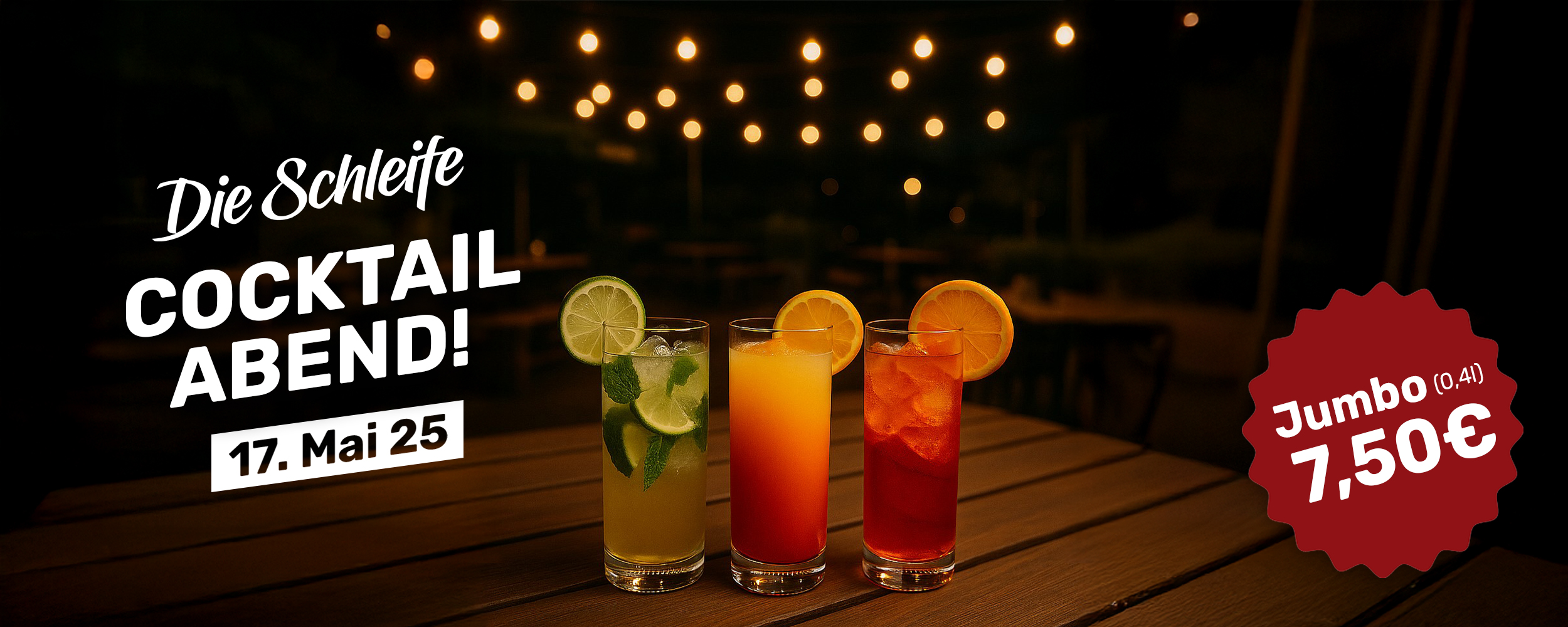 Cocktailabend (17. Mai 25)