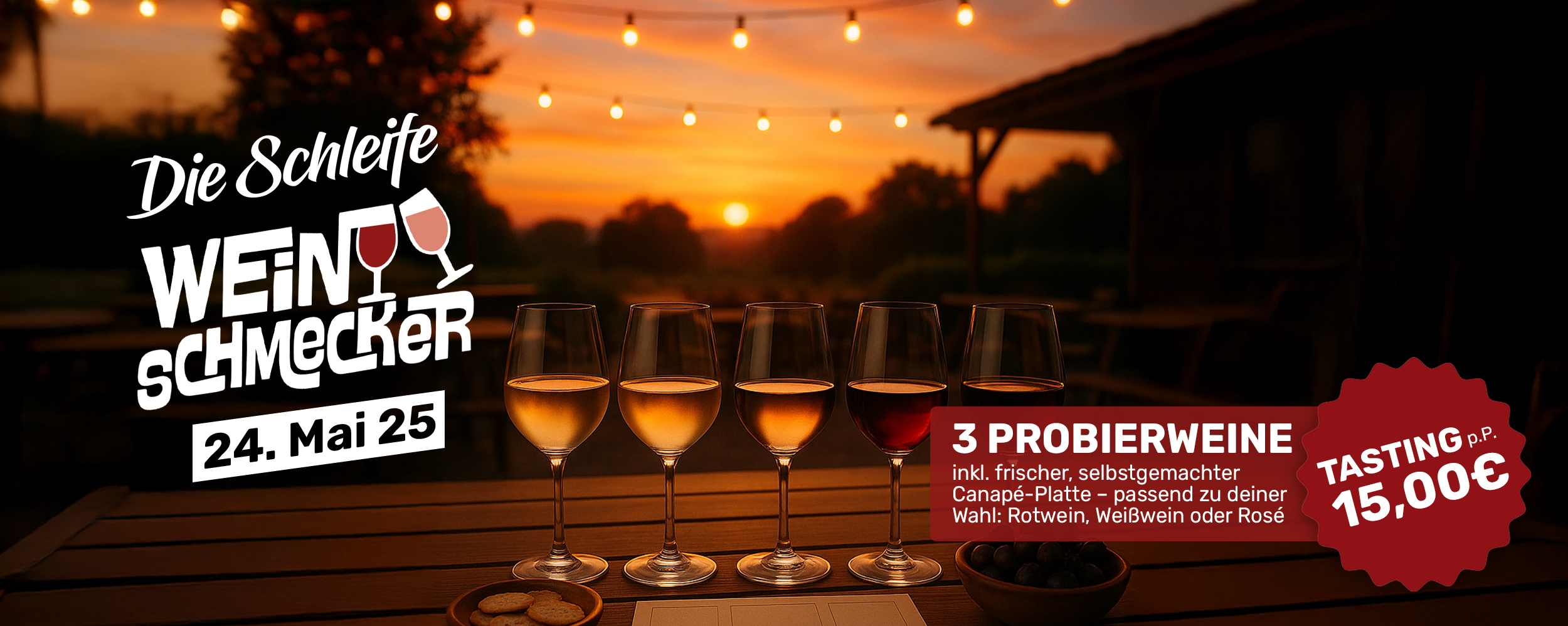 Weinschmecker Tasting (24. Mai 25)